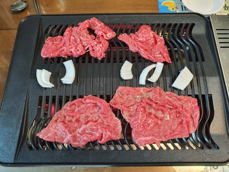 연기 없는 숯불구이, 무연 숯불 에코그릴 가스와이드그릴 세트