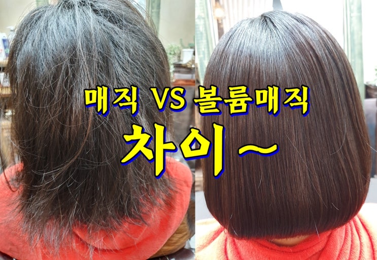  전주 남자 매직 vs 여자 볼륨매직 차이