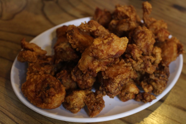  하단치킨맛집) 가마솥에 튀긴 '가마솥거인통닭'