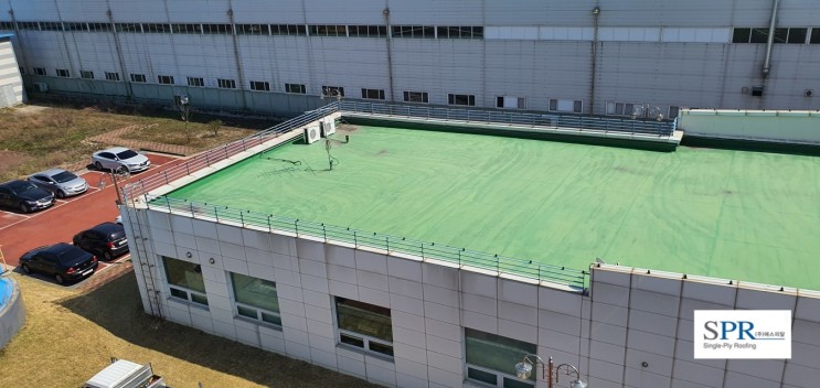 함안 슬라브지붕 옥상방수공사방법