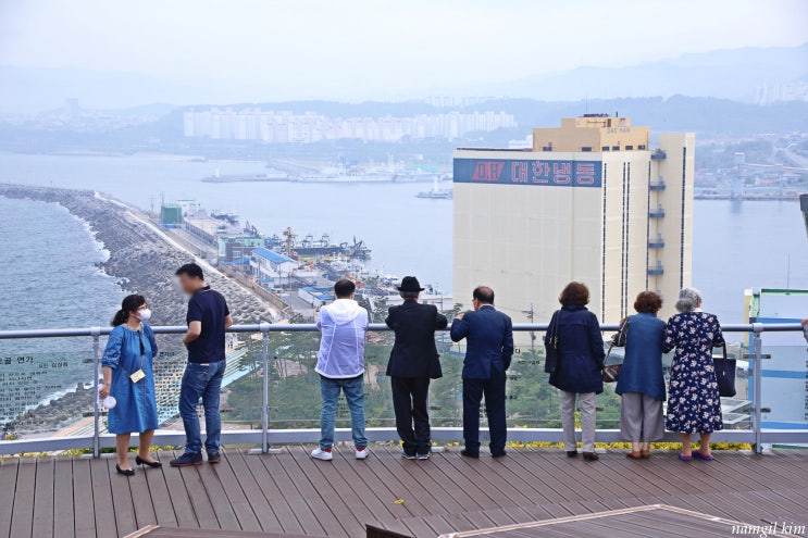 강원도 동해시 전망 좋은 곳, 묵호진동 바람의 언덕