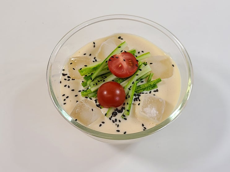  천사채 콩국수 (다이어트 콩국수)