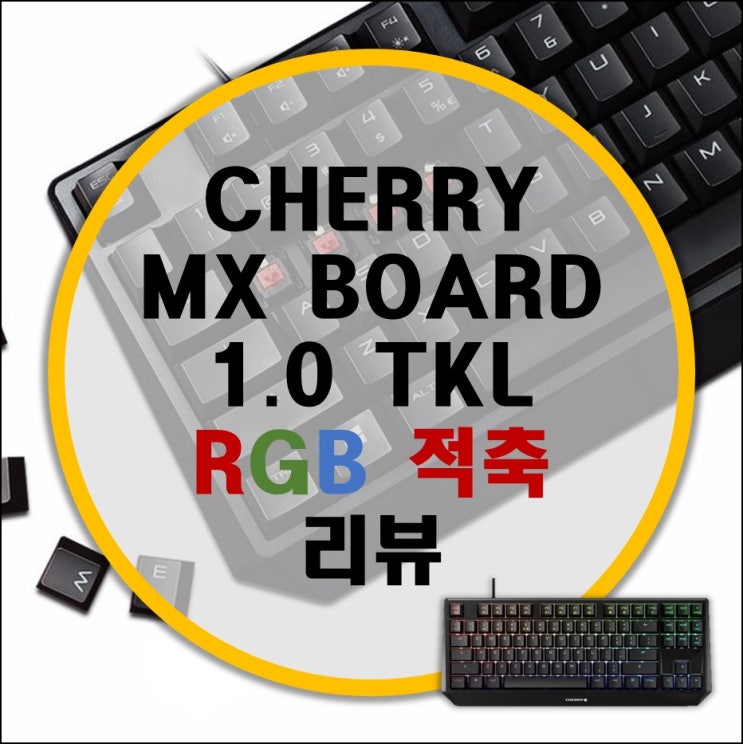 체리 게이밍 기계식 키보드 MX BOARD 1.0 TKL RGB 적축 리뷰 체리 게이밍 기계식 키보드 MX BOARD 1.0 TKL RGB 적축 리뷰