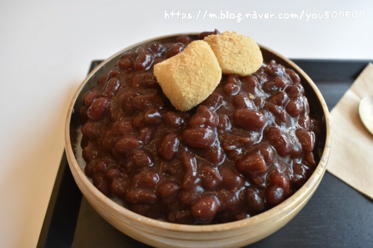  원주 반곡동 혁신도시 빙수 맛집, 팥이 맛있는 팥빙수 '소적두' 후기, 메뉴