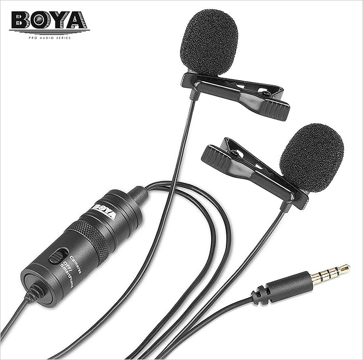  유투버의 필수품 마이크! 가성비 갑 "Boya BY-M1" 유선핀마이크