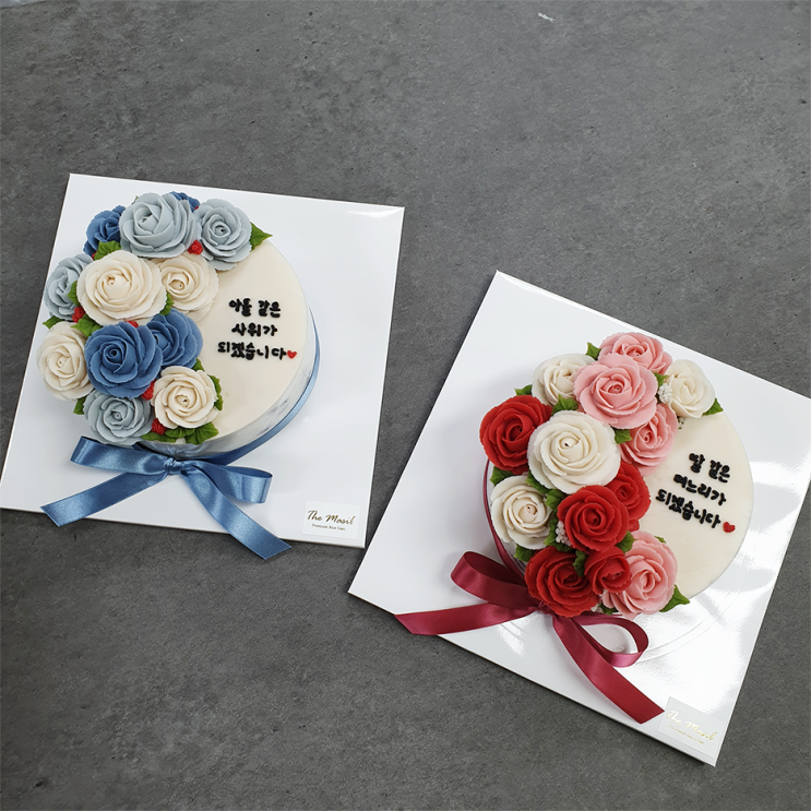  상견례 떡케이크도 마실떡에서 준비하세요 / 시흥떡집 목감동떡집 떡케이크 전문점