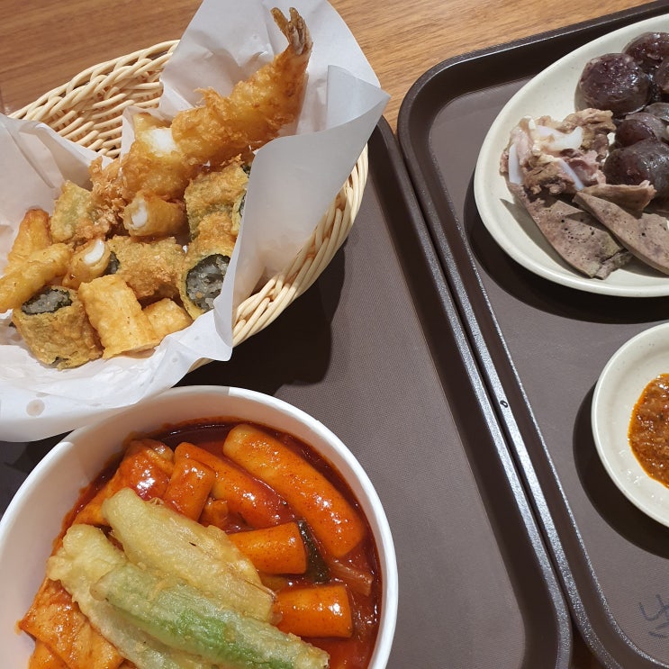 하남스타필드 푸드관 남도분식 (떡볶이+튀김+순대)