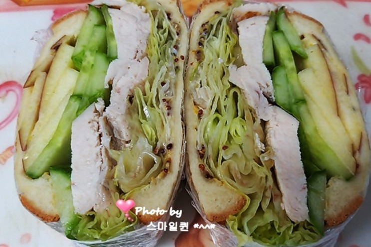 집밥퀸선생 - 닭가슴살 샌드위치~
