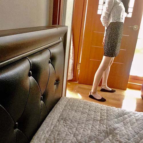  자라 원피스 착샷 