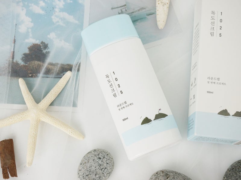 올리브영선크림 라운드랩 무기자차 독도 선크림 여름 필수템이야