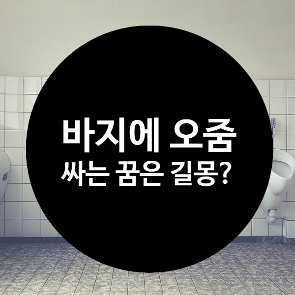 바지에 오줌싸는 꿈 흉몽인가 길몽인가 답은 길몽!