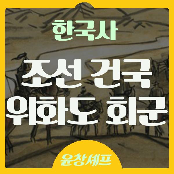  조선 건국과 태조 이성계의 위화도 회군 역성혁명