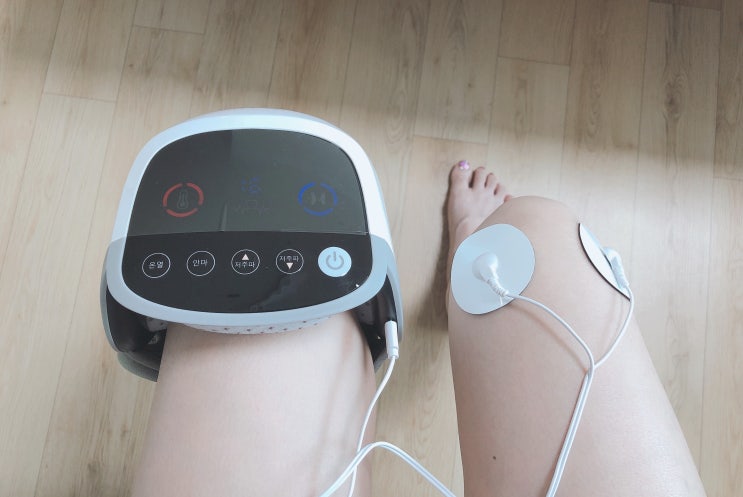  무릎마사지기 공기압,온열안마,저주파를 동시에!