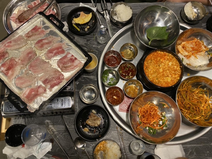 [암사맛집]빙삼 냉동삼겹살과 특제 간장소스에 소주한잔?