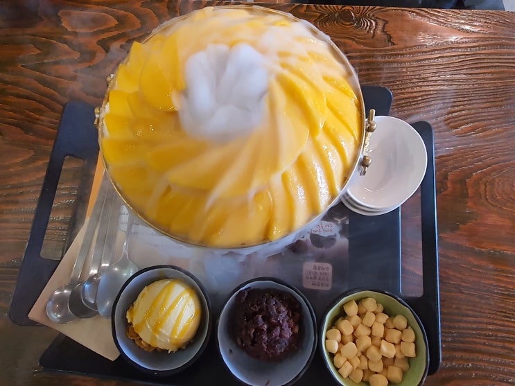 [망고홀릭 제주본점] 신선로 눈꽃 빙수, 망고 빙수 맛집