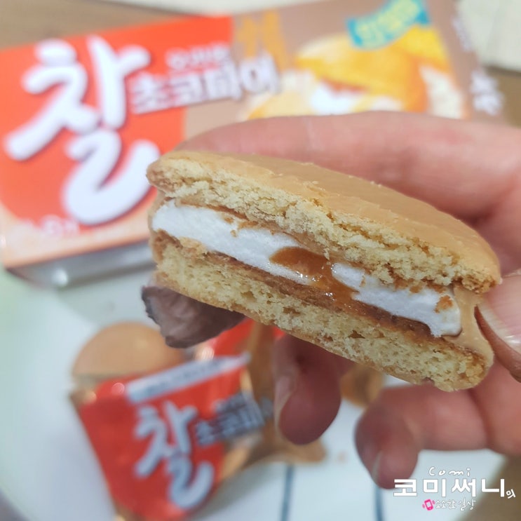 오리온 찰 초코파이 인절미 새로운 식감과 정감 있는 맛 (편의점 구매) 오리온 찰 초코파이 인절미 새로운 식감과 정감 있는 맛 (편의점 구매)