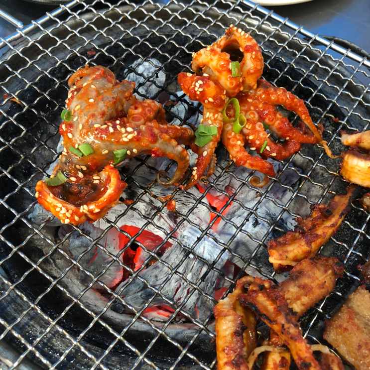 부천 소사 근처 맛집 꼼장어/쭈꾸미구이 황소숯불한마당