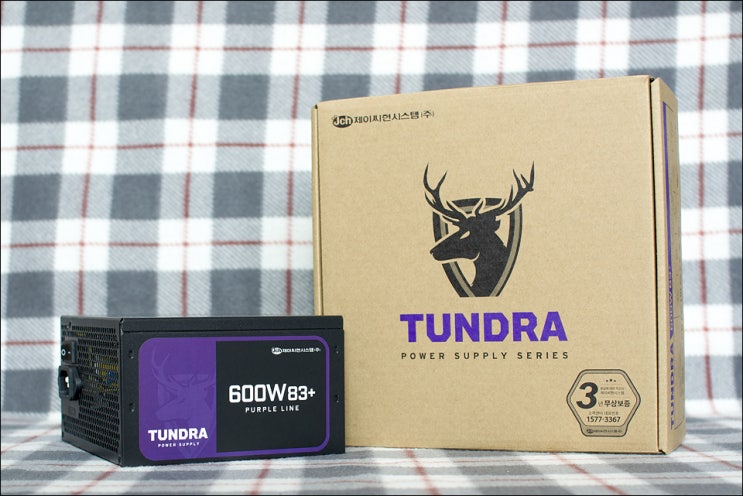  고품격 파워서플라이 제이씨현 TUNDRA Purple Line 600W 83+