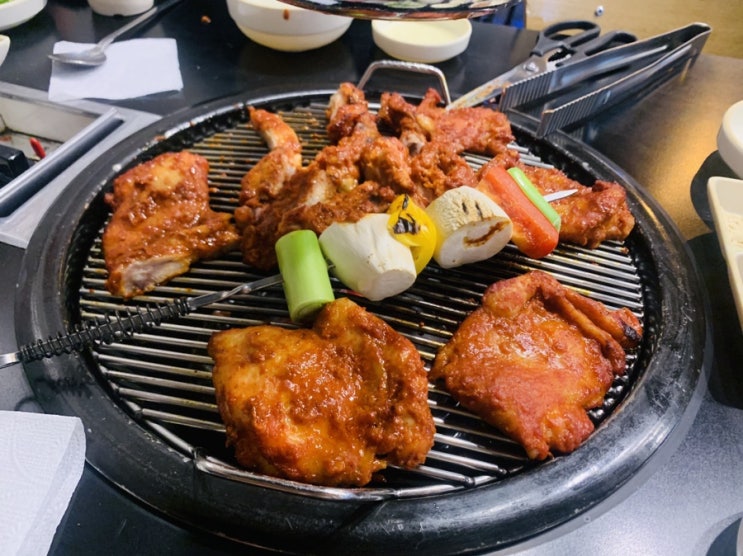  숯불닭갈비 맛집 수유 춘천골에서 저녁 외식~!