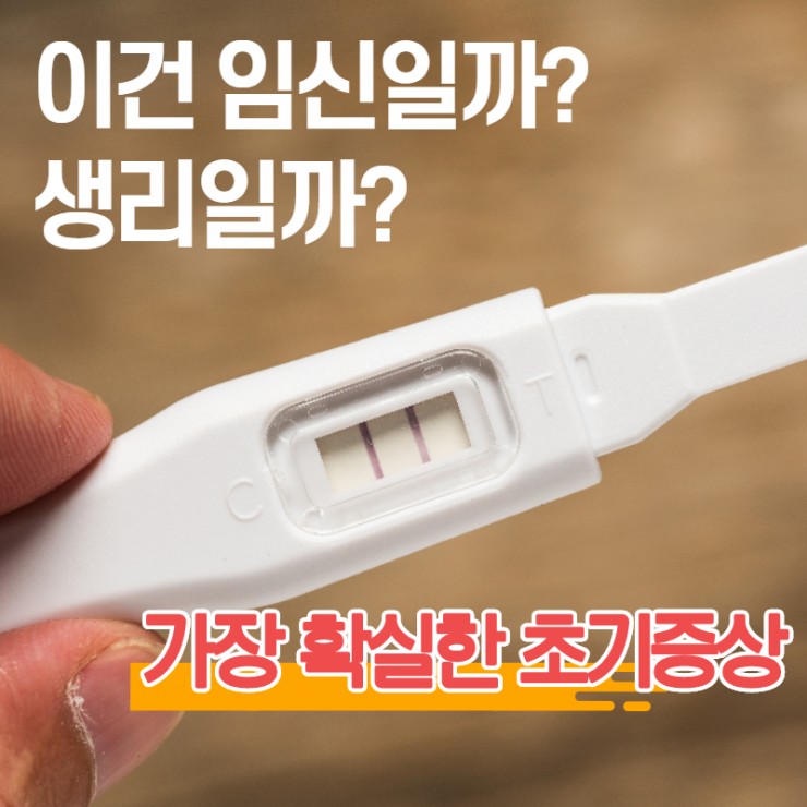 임테기보다 빠른 임신극초기증상들 (feat. 배통증, 가슴, 설사, 냉)