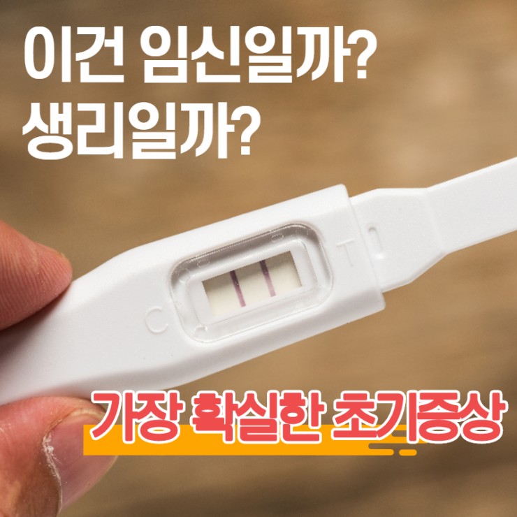  임테기보다 빠른 임신극초기증상들 (feat. 배통증, 가슴, 설사, 냉)