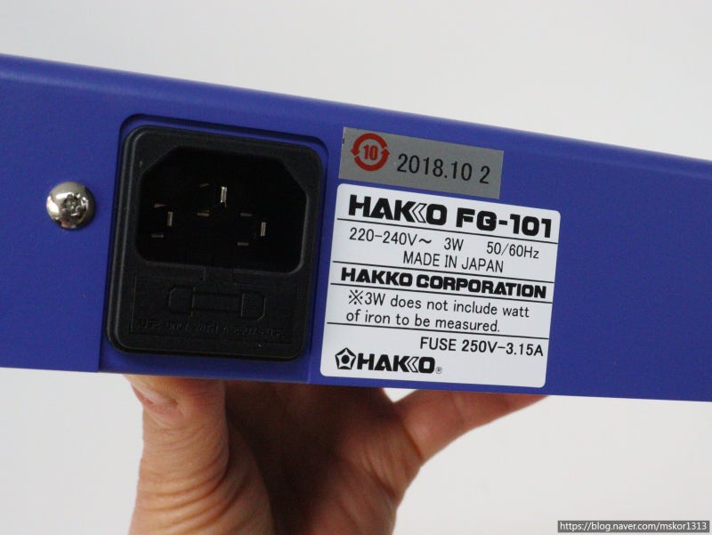 인두팁 테스터 HAKKO FG-101 온도 전압 저항 측정 : 네이버 블로그
