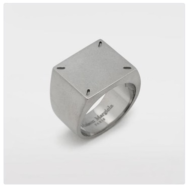 20SS 메종 마르지엘라 스티치 반지 실버 S50UQ0062 20SS 메종 마르지엘라 스티치 반지 실버 S50UQ0062