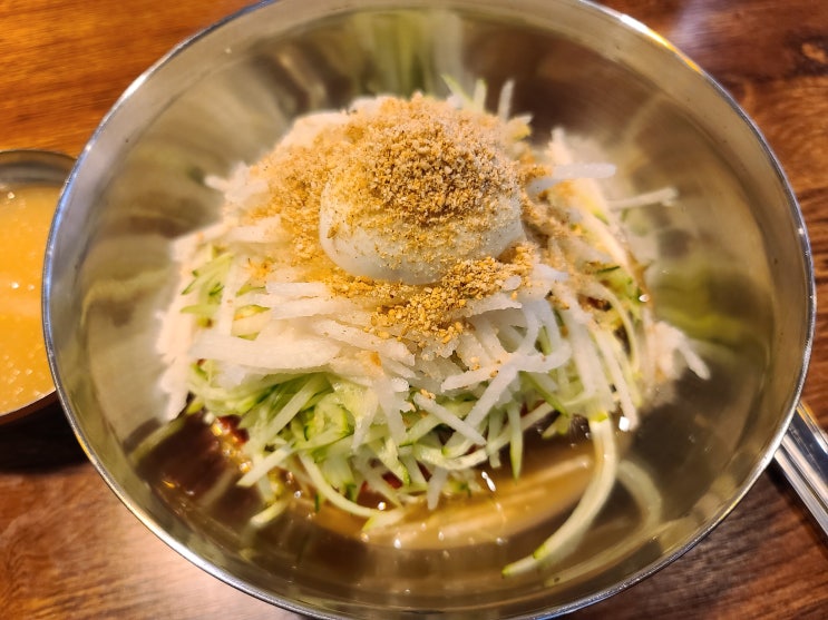  신원동 냉면 맛집 별미냉면에서 재난지원금으로 냉면 먹기!