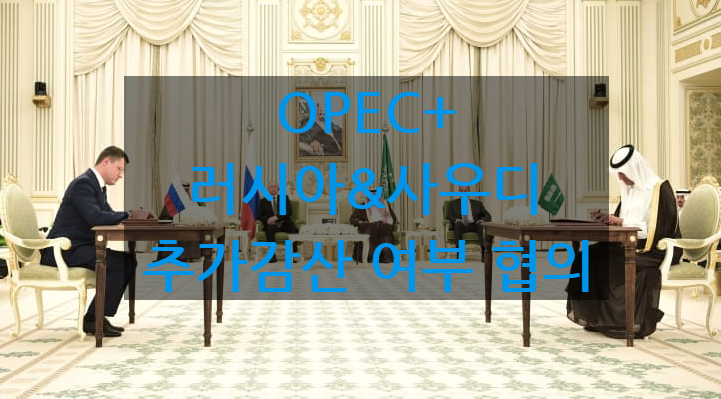 OPEC+ 회의, 사우디와 러시아의 감산확대 여부 회의