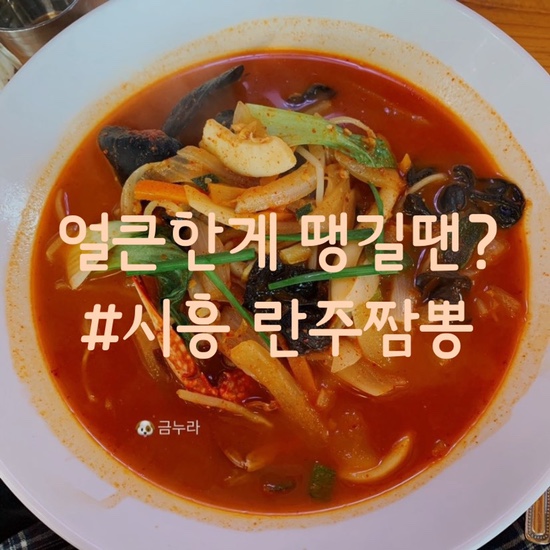  시흥 짬뽕맛집 얼큰한 시흥 란주짬뽕 내돈내산 솔직후기