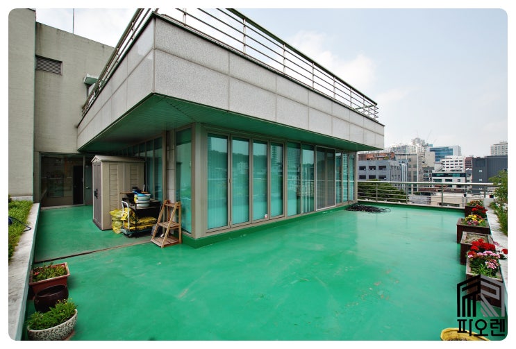  빌딩숲안에 내앞마당 있는 사무실 - 대표실 + 회의실 인테리어, 삼성역세권 위치.