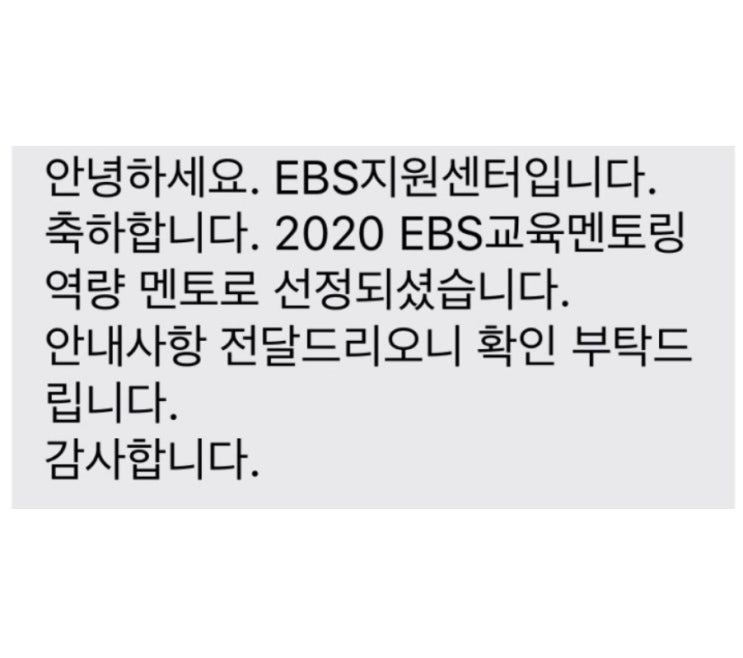 [대학생 대외활동] 2020 EBS멘토링 역량멘토 합격, 지원서&면접 팁