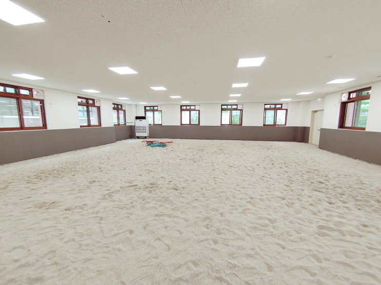  전주 풍남중학교 씨름장 - 안전 보호벽매트(안전패딩) 설치