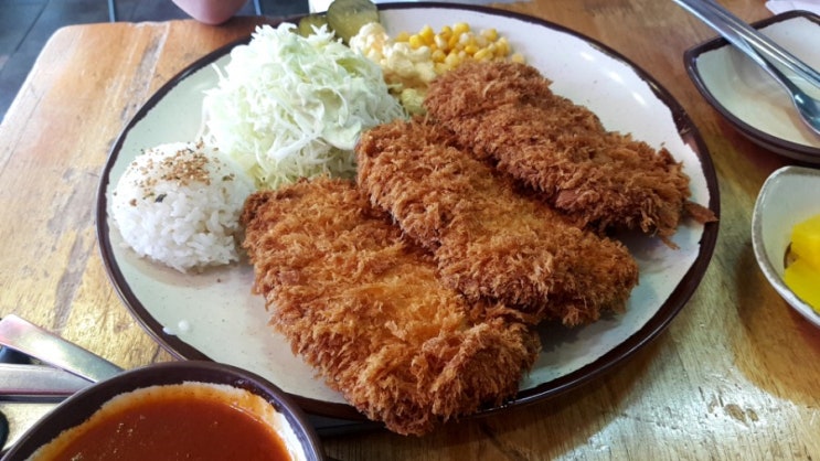 [노원 맛집] 포크포크 - 매콤돈까스&불냉면