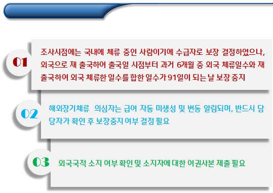 기초생활수급자 보장가구에서 제외되는 사람