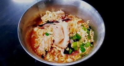  최애라면 맛있게 끓이기 "가문어라면"