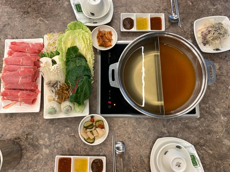  순천 오천동 월남쌈 샤브샤브 '샤브향'