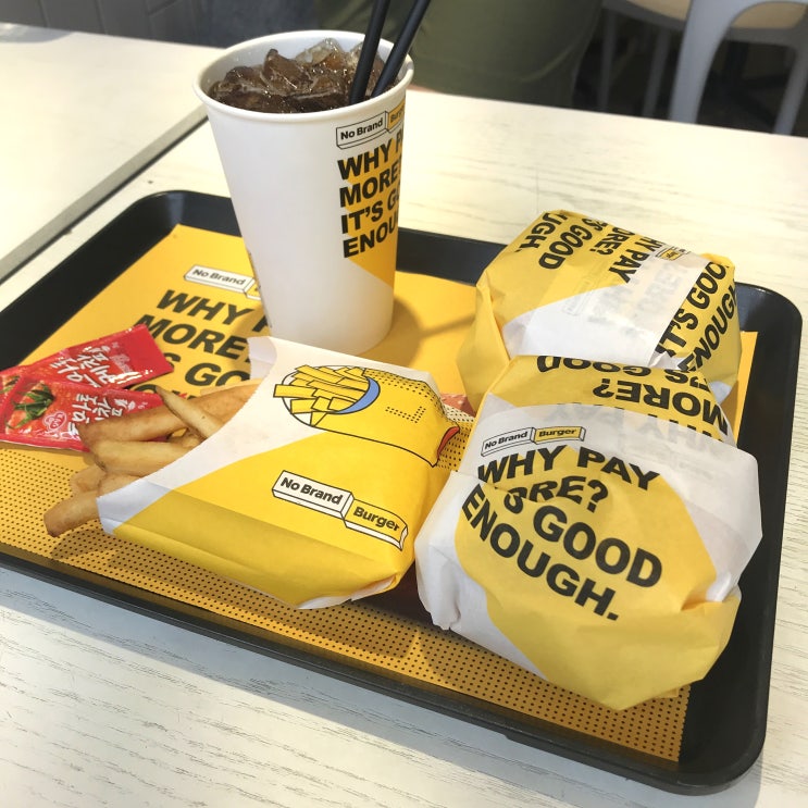  노브랜드 버거 가격, 메뉴:: NBB 오리지널 세트 후기 (중화점)