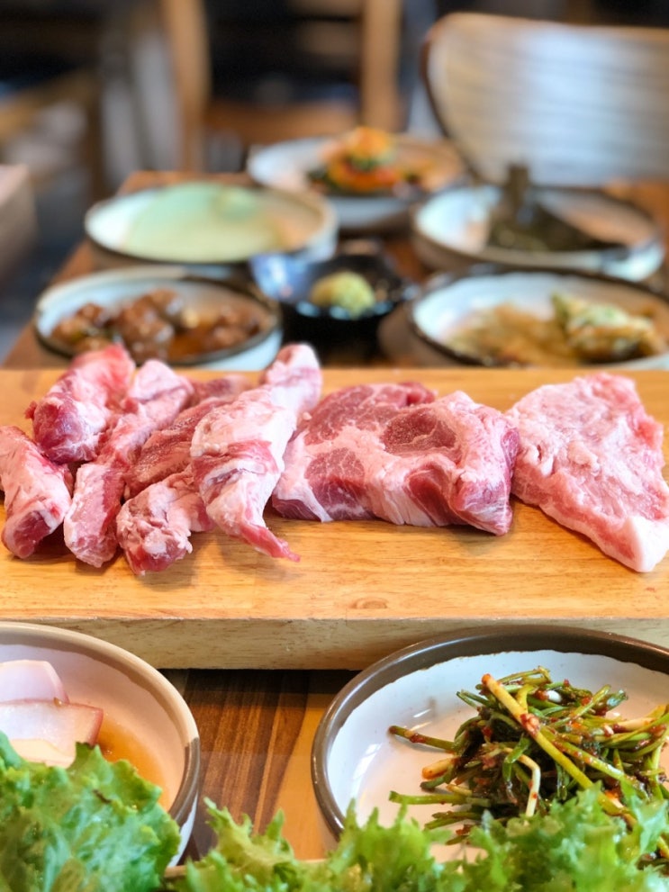[부암동 맛집] 이베리코 돼지고기가 맛있었던 '자연풀잎' 다녀왔어요!