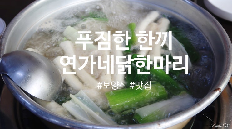  [서수원터미널 맛집] 연가네닭한마리 여름보양맛집 추천