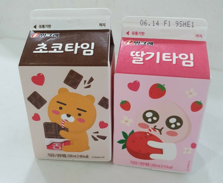  세븐일레븐 빙그레 초코타임, 딸기타임