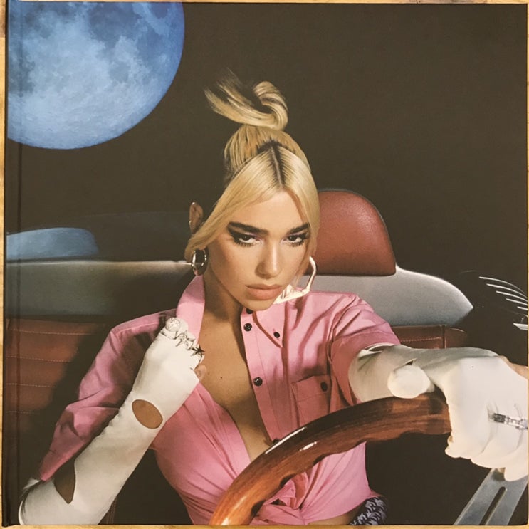 [LP, 엘피] Dua Lipa(두아 리파) – Future Nostalgia (Yellow Neon 바이닐 Hardcover Book 스타일, 싸인반)