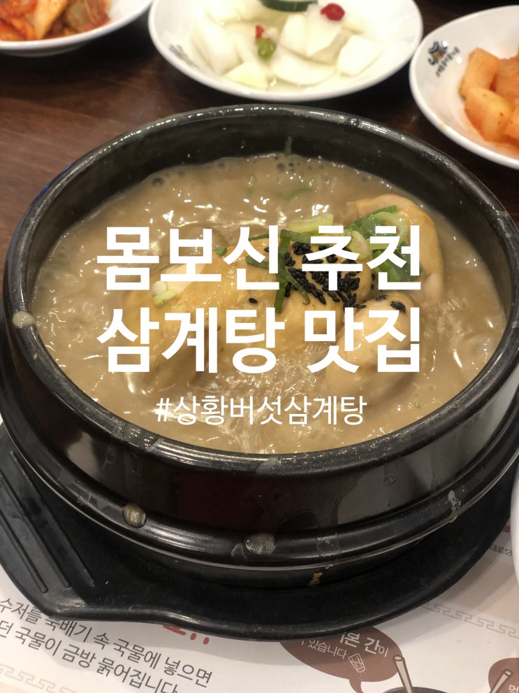  [파장동 삼계탕] 백세삼계탕 확실한 여름보양식 [2탄]