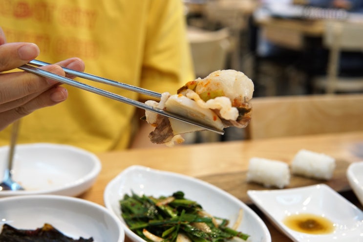 오목교역 맛집  차돌삼합 진대감