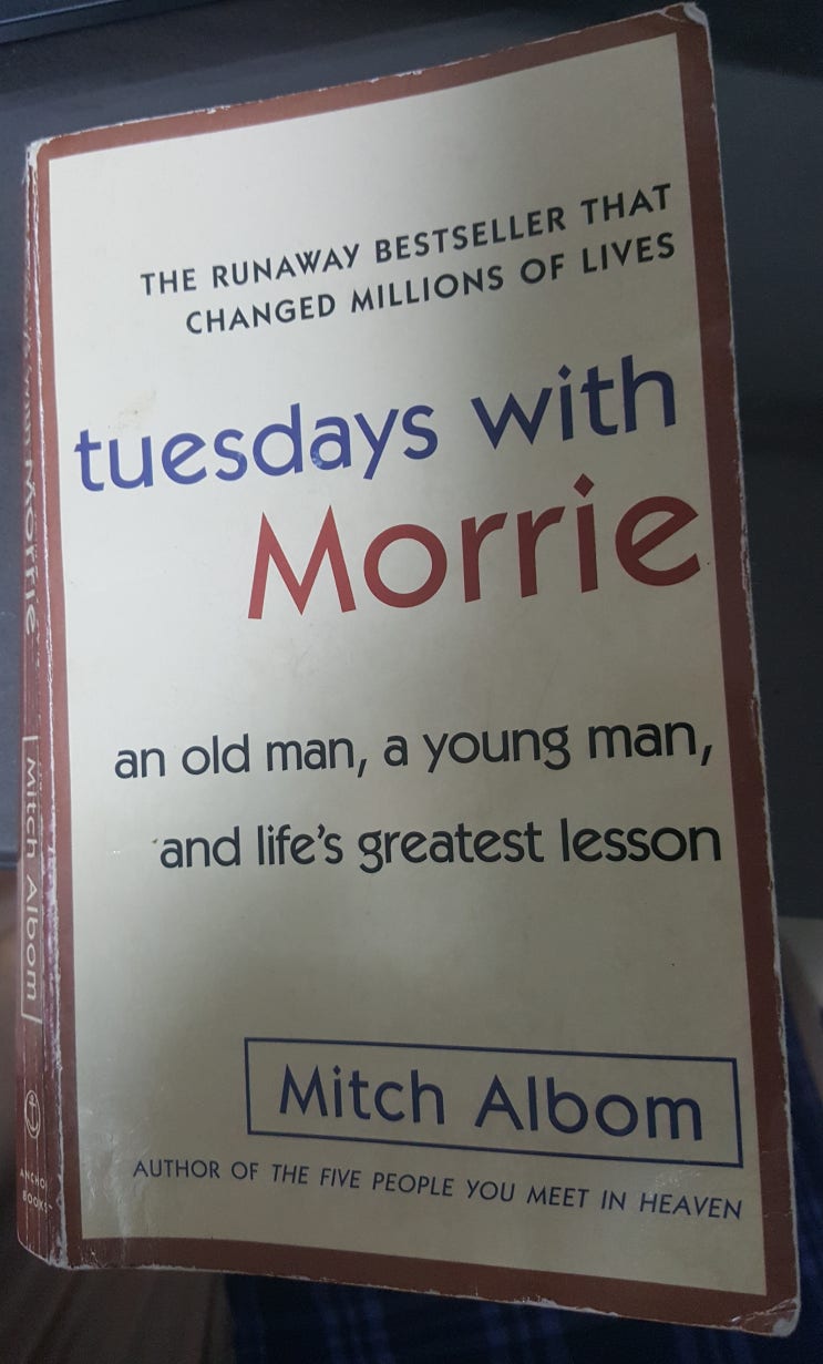  Tuesdays with Morrie  Chapter 1 ~ 3 (pg.1~17)