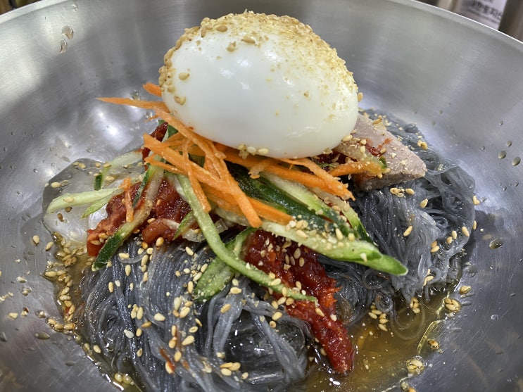  인생회냉면 고성맛집 "오미냉면"