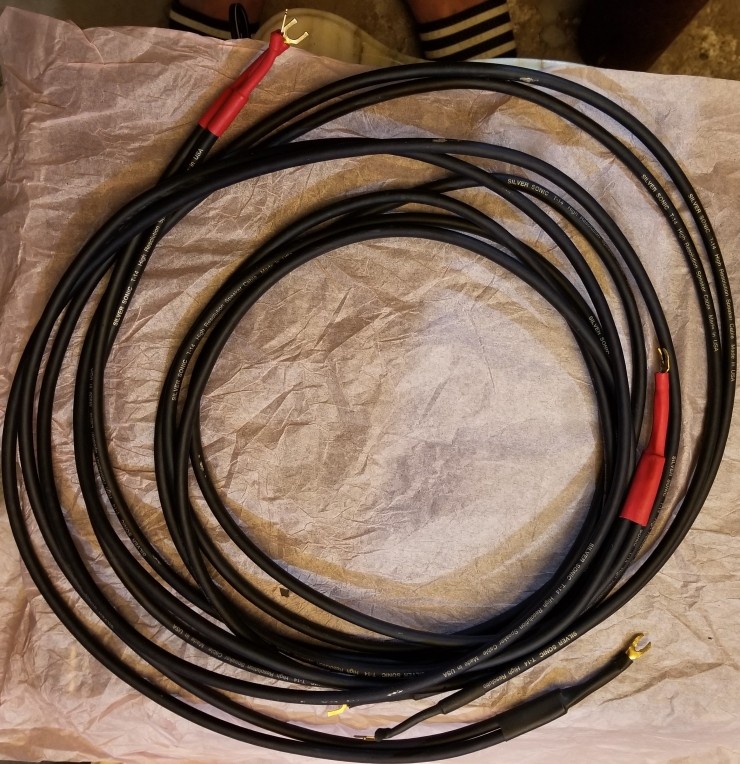  SILVER SONIC T 14 HIGH RESOLUTION BI WIRE SPEAKER CABLE