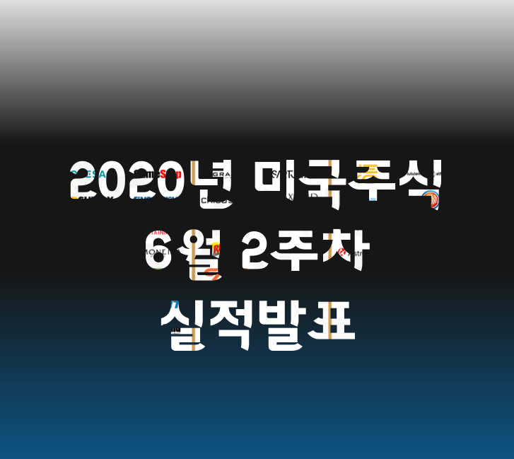 2020년 미국주식 기업 실적발표 - 6월 2주차 AI x3