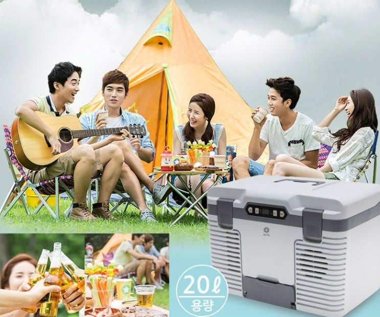  알프스 가정 차량 겸용 냉온장고 20L