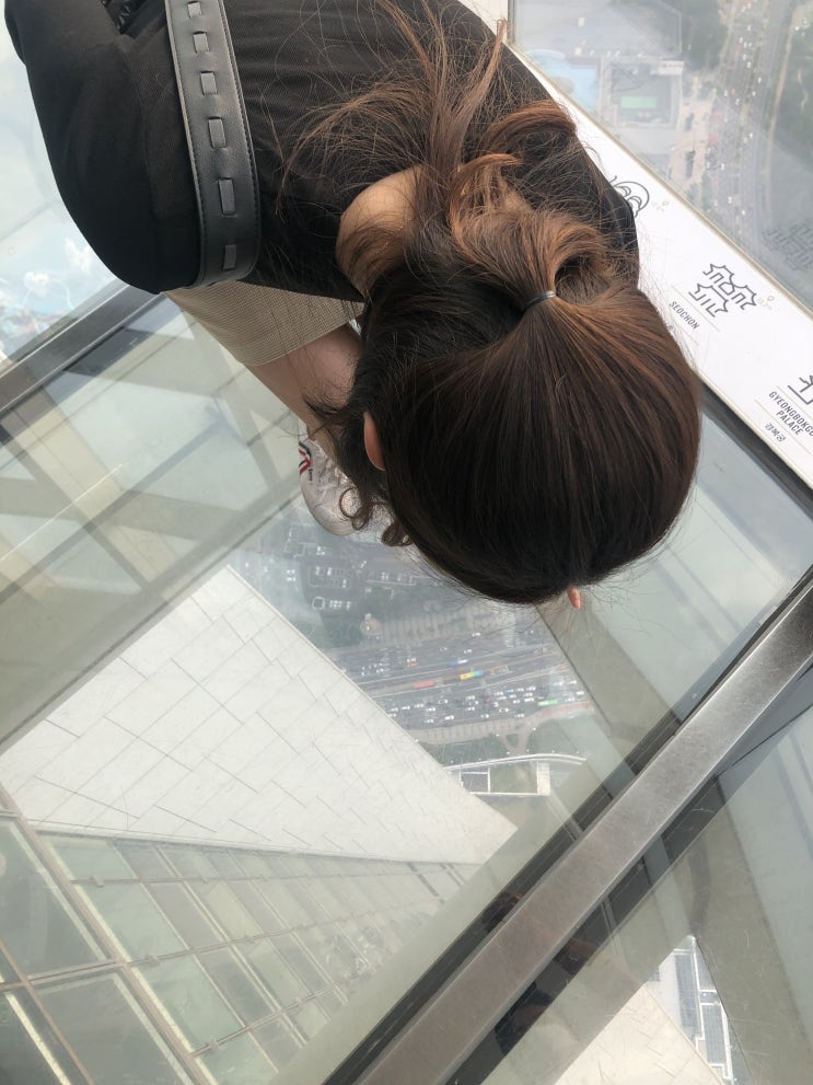  롯데타워에서 함박스테이크 먹고 서울스카이 전망대에서  데이트